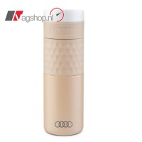 Audi isoleerfles, roestvrij staal, Beige